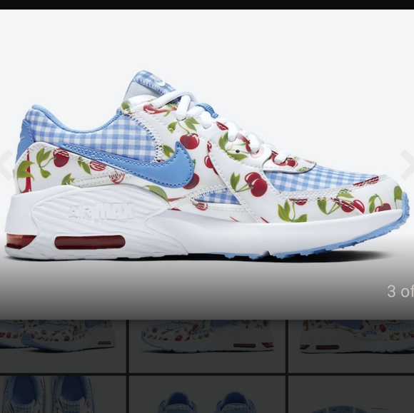 Rare Nike Cherry Gingham Air Max Shoes women's size 6.5k - Picture 5 of 7